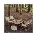 Klappbarer Gartenstuhl, Wanderstuhl, Campingstuhl, cremefarben KRT09K Klappbarer Gartenstuhl, Wanderstuhl, Campingstuhl, cremefarben KRT09K