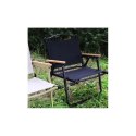 Klappbarer Gartenstuhl, Wanderstuhl, Campingstuhl, schwarz KRT09CZ Klappbarer Gartenstuhl, Wanderstuhl, Campingstuhl, schwarz KRT09CZ