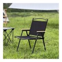 Klappbarer Gartenstuhl, Wanderstuhl, Campingstuhl, schwarz KRT09CZ Klappbarer Gartenstuhl, Wanderstuhl, Campingstuhl, schwarz KRT09CZ
