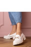 Półbuty Model Marela 1-703 White - PRIMO - 38 Półbuty Model Marela 1-703 White - PRIMO - 38
