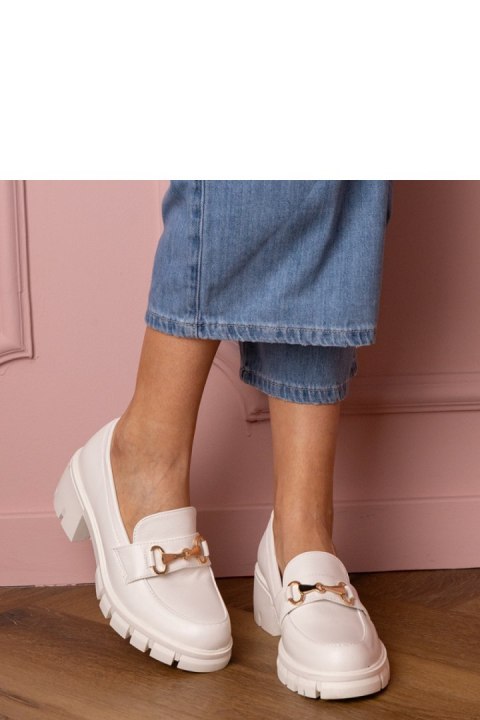 Półbuty Model Marela 1-703 White - PRIMO - 38 Półbuty Model Marela 1-703 White - PRIMO - 38