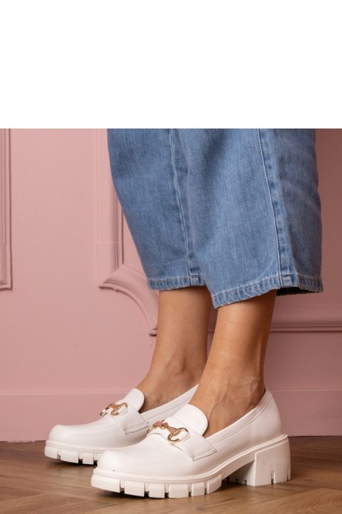 Półbuty Model Marela 1-703 White - PRIMO - 39
