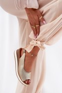Sandały Model Artiker 56C2312 Gold - Step in style - 37