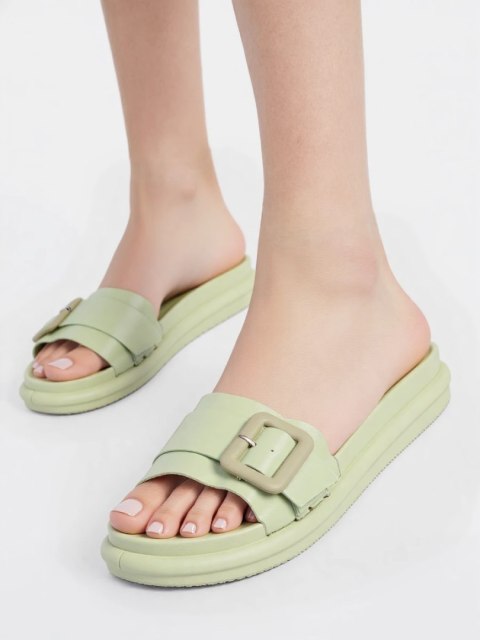 Damskie Klapki CAMILA VERDE - 39 Damskie Klapki CAMILA VERDE - 39
