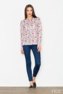 Bluza Damska Model M541 Wzór 57 White - Figl - L