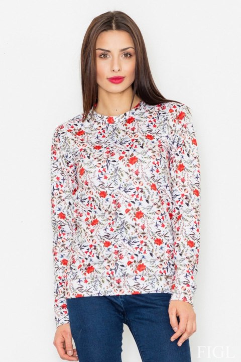 Bluza Damska Model M541 Wzór 57 White - Figl - S