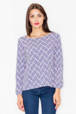 Bluzka Model M520 Wzór 33 Multicolor - Figl - XL