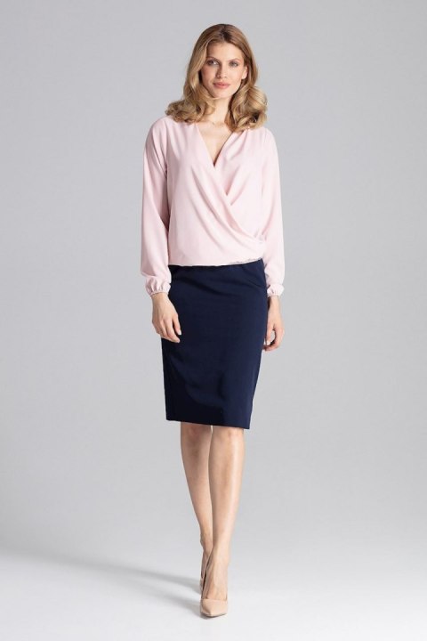 Bluzka Model M659 Pink - Figl - M Bluzka Model M659 Pink - Figl - M