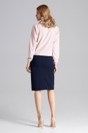 Bluzka Model M659 Pink - Figl - M Bluzka Model M659 Pink - Figl - M
