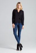 Bluzka Model M692 Black - Figl - S/M Bluzka Model M692 Black - Figl - S/M