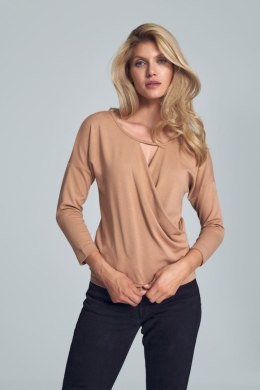 Bluzka Model M710 Beige - Figl - L