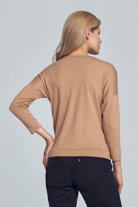 Bluzka Model M710 Beige - Figl - L Bluzka Model M710 Beige - Figl - L