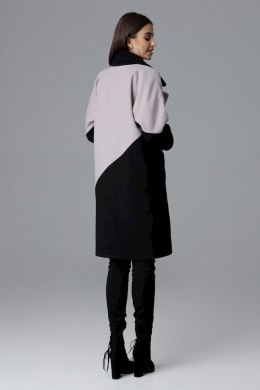 Płaszcz Damski Model M626 Black/Beige - Figl - L