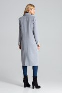 Płaszcz Damski Model M681 Grey - Figl - XL Płaszcz Damski Model M681 Grey - Figl - XL