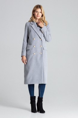 Płaszcz Damski Model M681 Grey - Figl - M