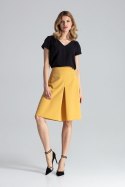 Spódnica Model M667 Musztarda - Figl - L Spódnica Model M667 Musztarda - Figl - L