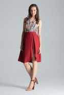 Spódnica Model M675 Bordo - Figl - M Spódnica Model M675 Bordo - Figl - M