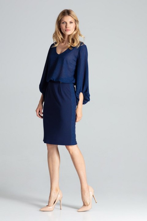 Spódnica Model M688 Navy - Figl - XL Spódnica Model M688 Navy - Figl - XL
