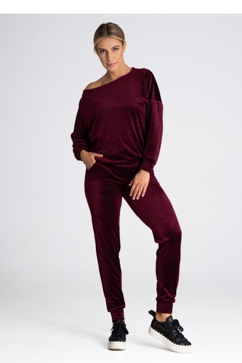 Spodnie Dresowe Model M965 Bordo - Figl - L Spodnie Dresowe Model M965 Bordo - Figl - L