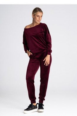 Spodnie Dresowe Model M965 Bordo - Figl - M