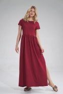 Sukienka Model M787 Bordo - Figl - XL Sukienka Model M787 Bordo - Figl - XL