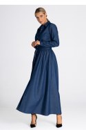 Sukienka Model M957 Navy - Figl - XL Sukienka Model M957 Navy - Figl - XL