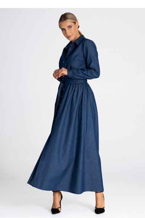 Sukienka Model M957 Navy - Figl - M Sukienka Model M957 Navy - Figl - M