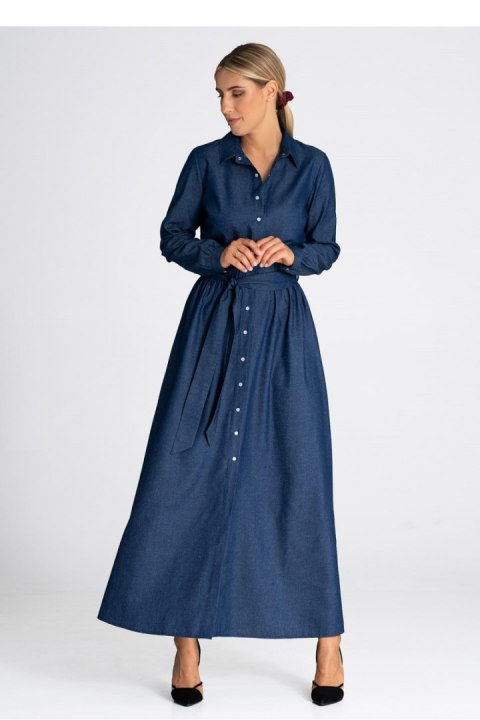 Sukienka Model M957 Navy - Figl - M Sukienka Model M957 Navy - Figl - M