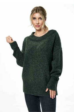 Sweter Damski Model M882 Dark Olive - Figl - uniwersalny