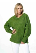 Sweter Damski Model M882 Green - Figl - uniwersalny Sweter Damski Model M882 Green - Figl - uniwersalny