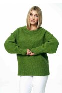 Sweter Damski Model M882 Green - Figl - uniwersalny Sweter Damski Model M882 Green - Figl - uniwersalny