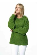 Sweter Damski Model M882 Green - Figl - uniwersalny Sweter Damski Model M882 Green - Figl - uniwersalny