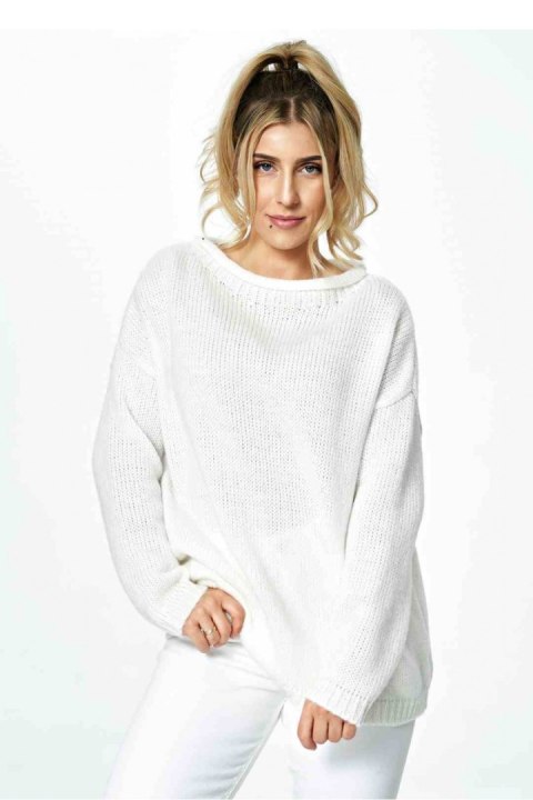 Sweter Damski Model M888 Ecru - Figl - uniwersalny