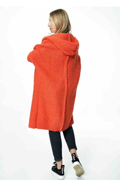 Sweter Kardigan Model M901 Orange - Figl - uniwersalny Sweter Kardigan Model M901 Orange - Figl - uniwersalny