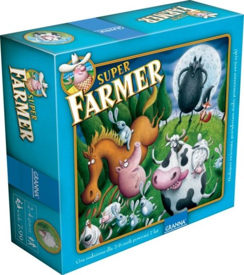 Gra Super Farmer De Lux Rodzinna gra planszowa #G2 Gra Super Farmer De Lux Rodzinna gra planszowa #G2