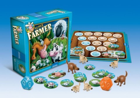 Gra Super Farmer De Lux Rodzinna gra planszowa #G2 Gra Super Farmer De Lux Rodzinna gra planszowa #G2
