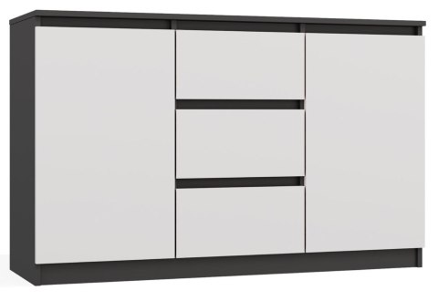 Komoda Malwa 2D3S ANTRACYT BIAŁY Komoda Malwa 2D3S ANTRACYT BIAŁY