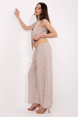 Spodnie Komplet Model DHJ-KMPL-20882.66 Dark Beige - Italy Moda - uniwersalny