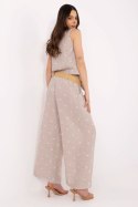 Spodnie Komplet Model DHJ-KMPL-20882.66 Dark Beige - Italy Moda - uniwersalny