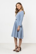 Sukienka Model A708 Brigth Blue - awama - M Sukienka Model A708 Brigth Blue - awama - M