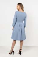 Sukienka Model A708 Brigth Blue - awama - M Sukienka Model A708 Brigth Blue - awama - M