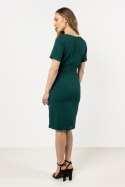 Sukienka Model A710 Bottle Green - awama - M Sukienka Model A710 Bottle Green - awama - M