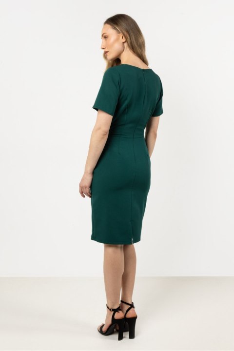 Sukienka Model A710 Bottle Green - awama - M Sukienka Model A710 Bottle Green - awama - M