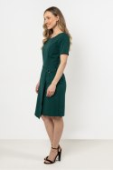 Sukienka Model A710 Bottle Green - awama - M Sukienka Model A710 Bottle Green - awama - M