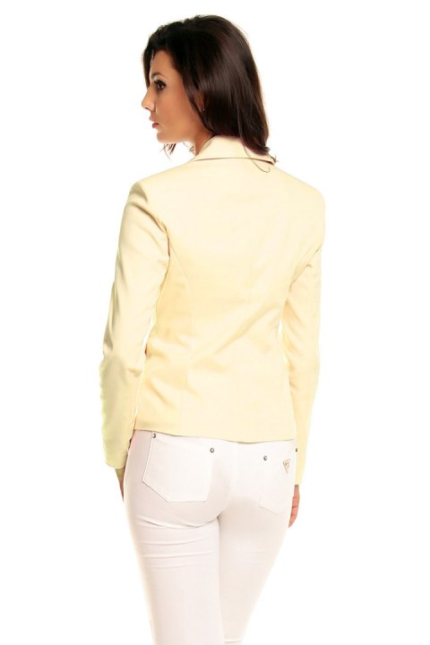 Żakiet Model 03 Light Yellow - Cabba - 36 Żakiet Model 03 Light Yellow - Cabba - 36