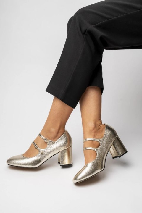 Czółenka Aurora Gold - 38