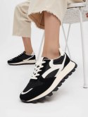 Damskie Sneakersy RAYA BLACK - Kontrast, Dynamika i Styl Miejski - 39 Damskie Sneakersy RAYA BLACK - Kontrast, Dynamika i Styl Miejski - 39
