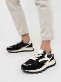 Damskie Sneakersy RAYA BLACK - Kontrast, Dynamika i Styl Miejski - 39 Damskie Sneakersy RAYA BLACK - Kontrast, Dynamika i Styl Miejski - 39