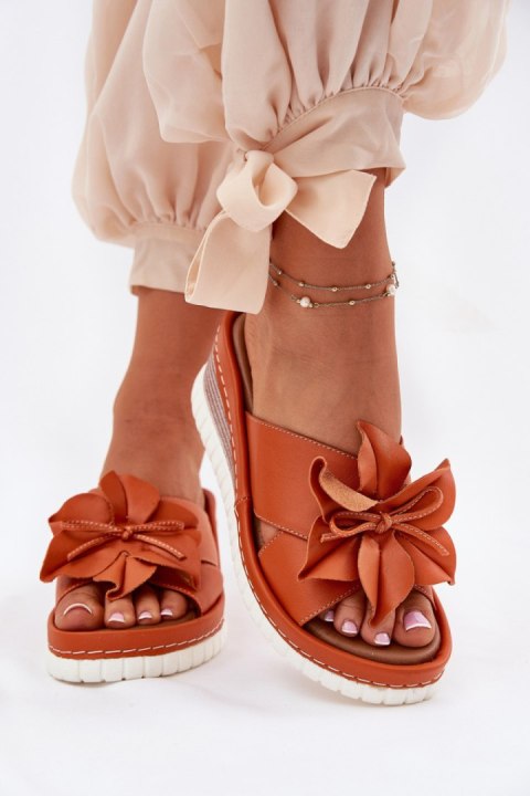 Sandał Klapki Model Artiker 52C0505 Orange - Step in style - 39 Sandał Klapki Model Artiker 52C0505 Orange - Step in style - 39