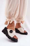 Sandał Klapki Model Artiker 56C1585 Beige - Step in style - 38